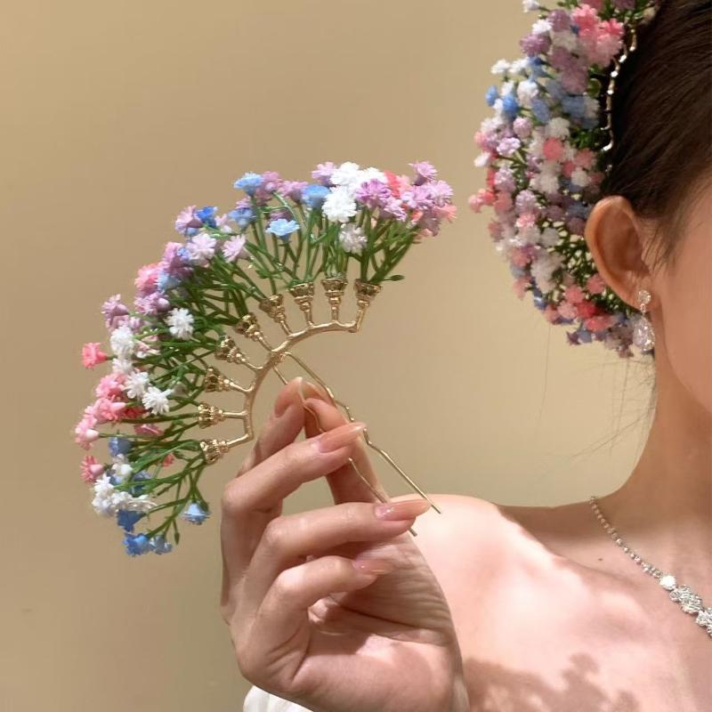Supply Florist - Artificial Flower Bridal Wedding Hairpin U