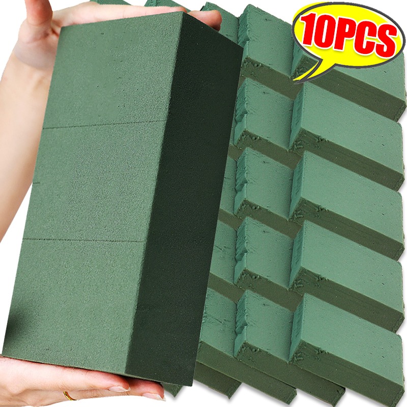 Floral Foam Oasis - 1-10Pcs Floral Foam Blocks Green Dried