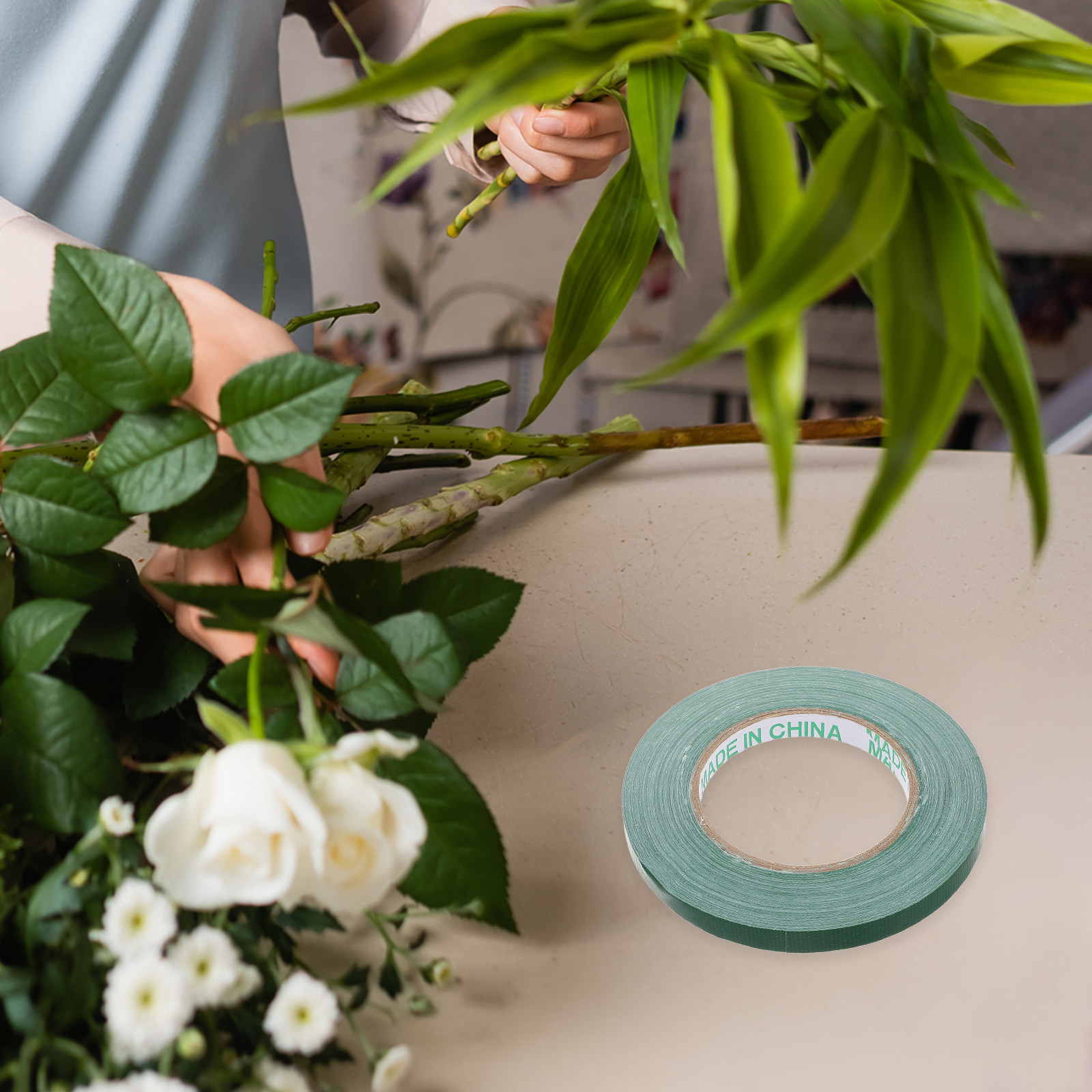 Floral Tape Green - Green Floral Tape 1 Roll Waterproof
