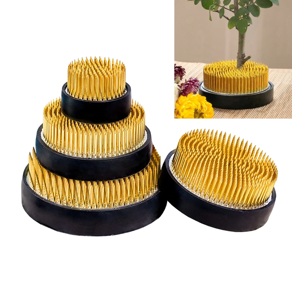 Round Ikebana Kenzan Flower Fr - Flower Frog Pin ulasan dan harga