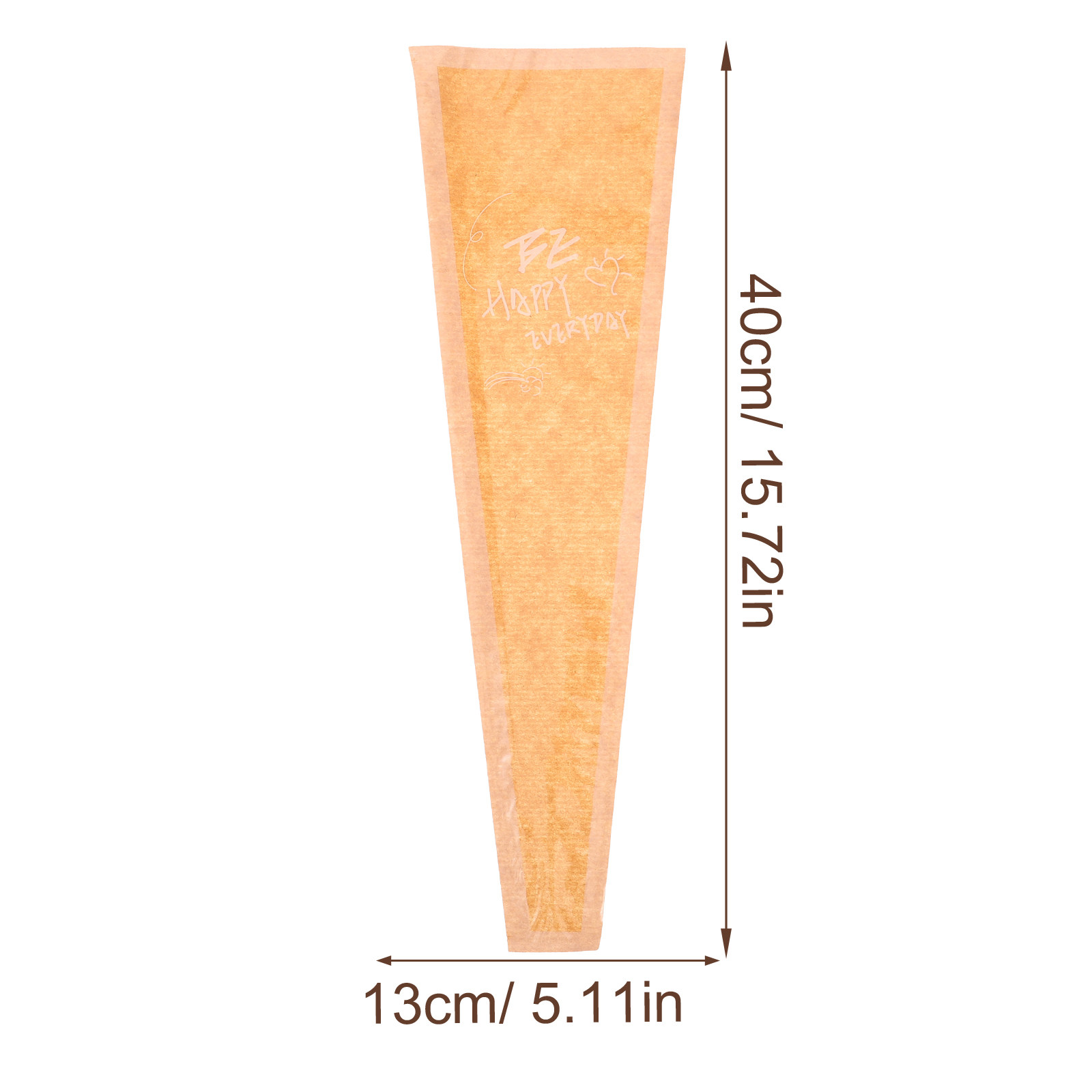 60Pcs Kraft Paper Flower Wrapp - Flower Wrap Kraft ulasan dan harga