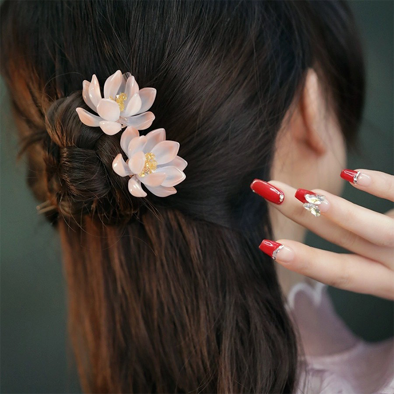 1Pair Vintage Hairpin Glazed F - Supply Florist ulasan dan harga