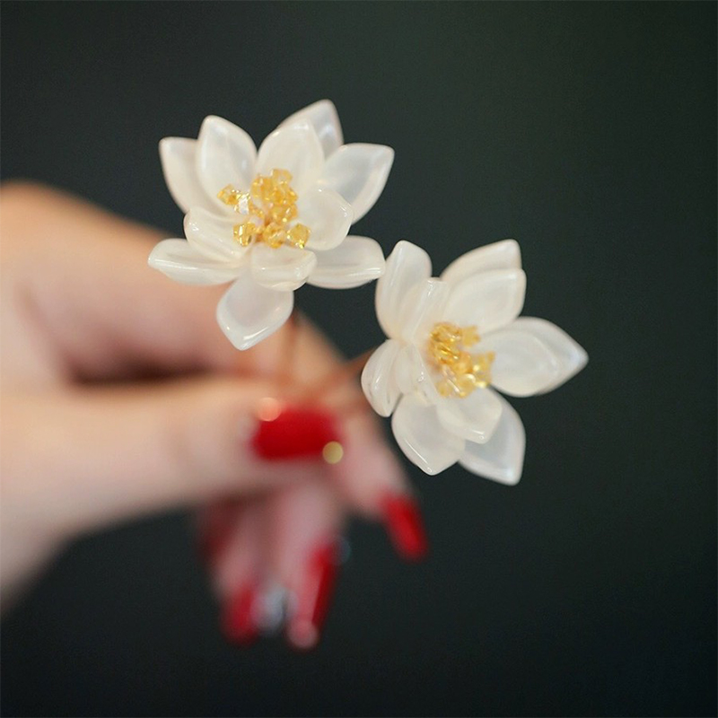1Pair Vintage Hairpin Glazed F - Supply Florist ulasan dan harga