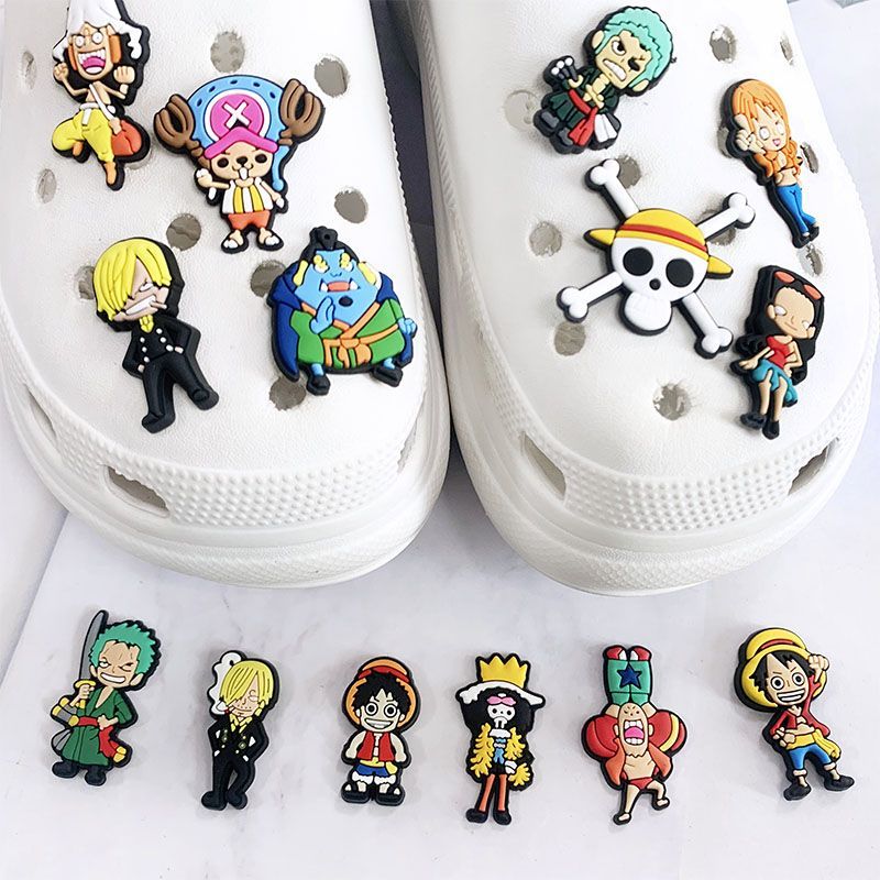 2-30pcs One Piece Luffy Crocs  - Supply Florist ulasan dan harga