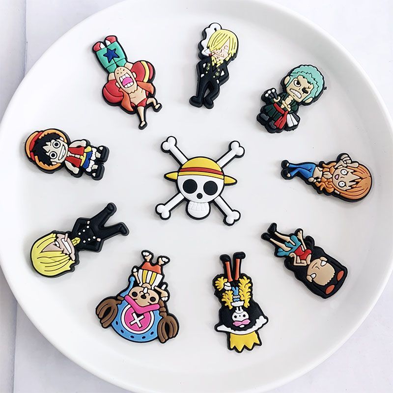2-30pcs One Piece Luffy Crocs  - Supply Florist ulasan dan harga