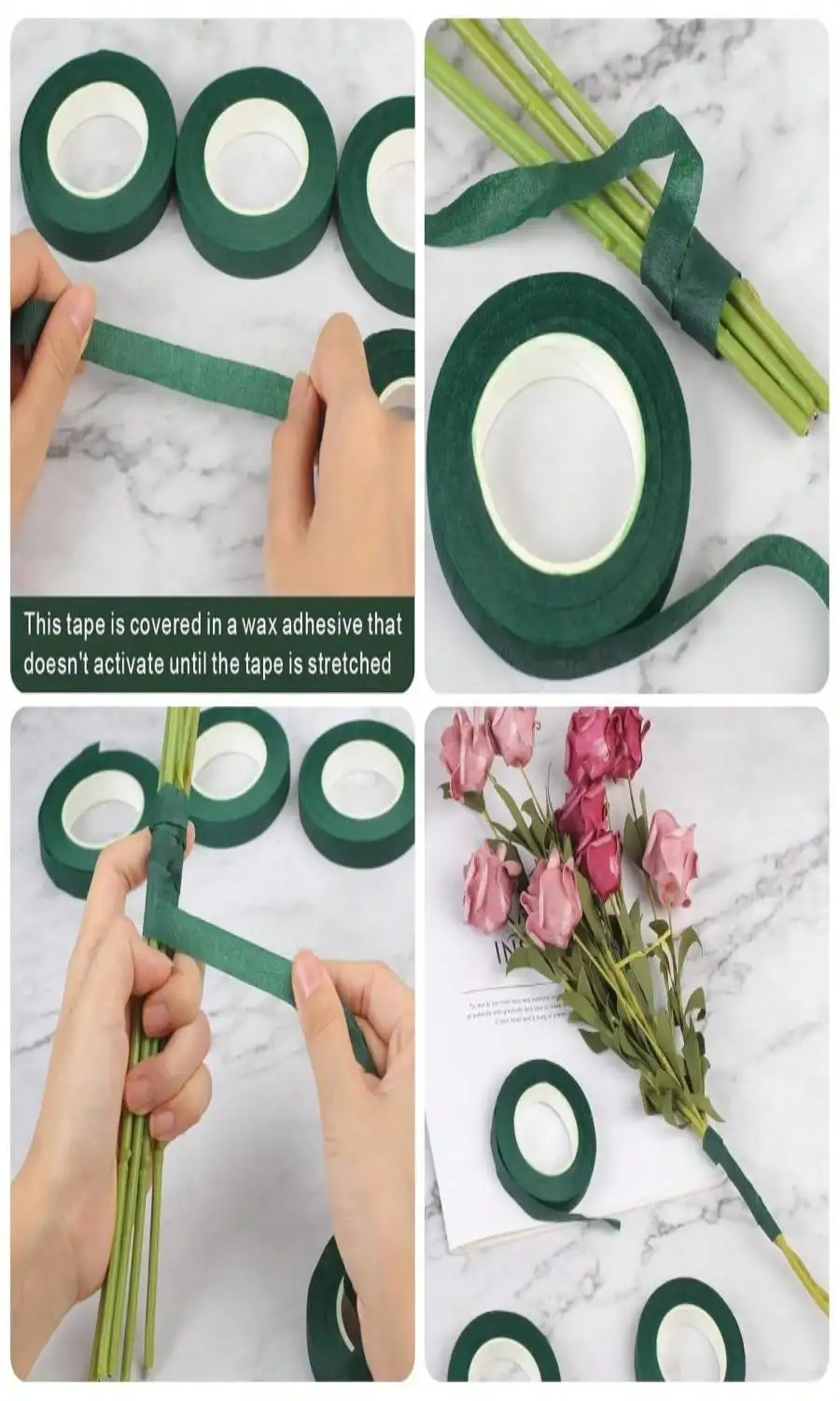 2026 6 Roll Floral Tape 1\/2in - Floral Tape Green ulasan dan harga