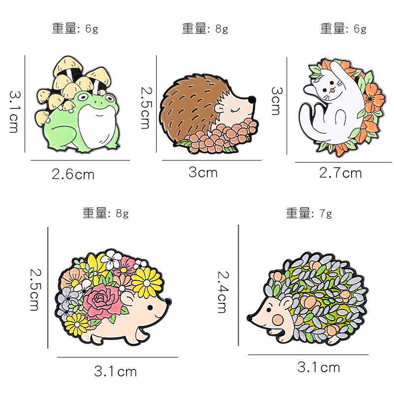 Creative Plants Flowers Animal - Flower Frog Pin ulasan dan harga