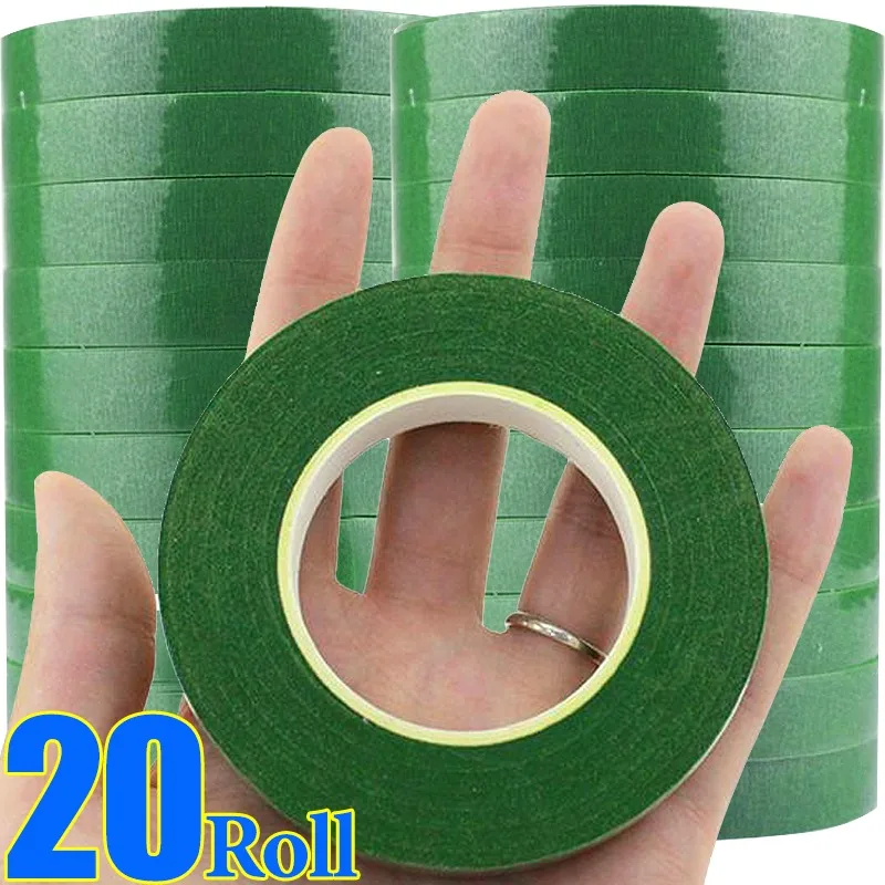 20/1Rolls Bouquet Floral Stem  - Floral Tape Green ulasan dan harga