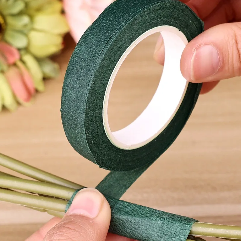 20/1Rolls Bouquet Floral Stem  - Floral Tape Green ulasan dan harga