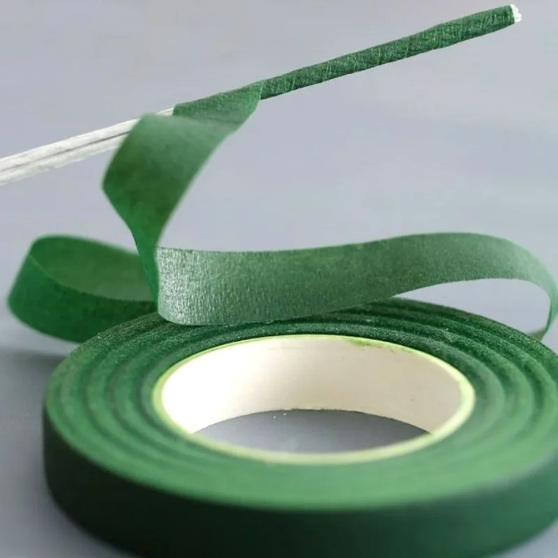 20/1Rolls Bouquet Floral Stem  - Floral Tape Green ulasan dan harga