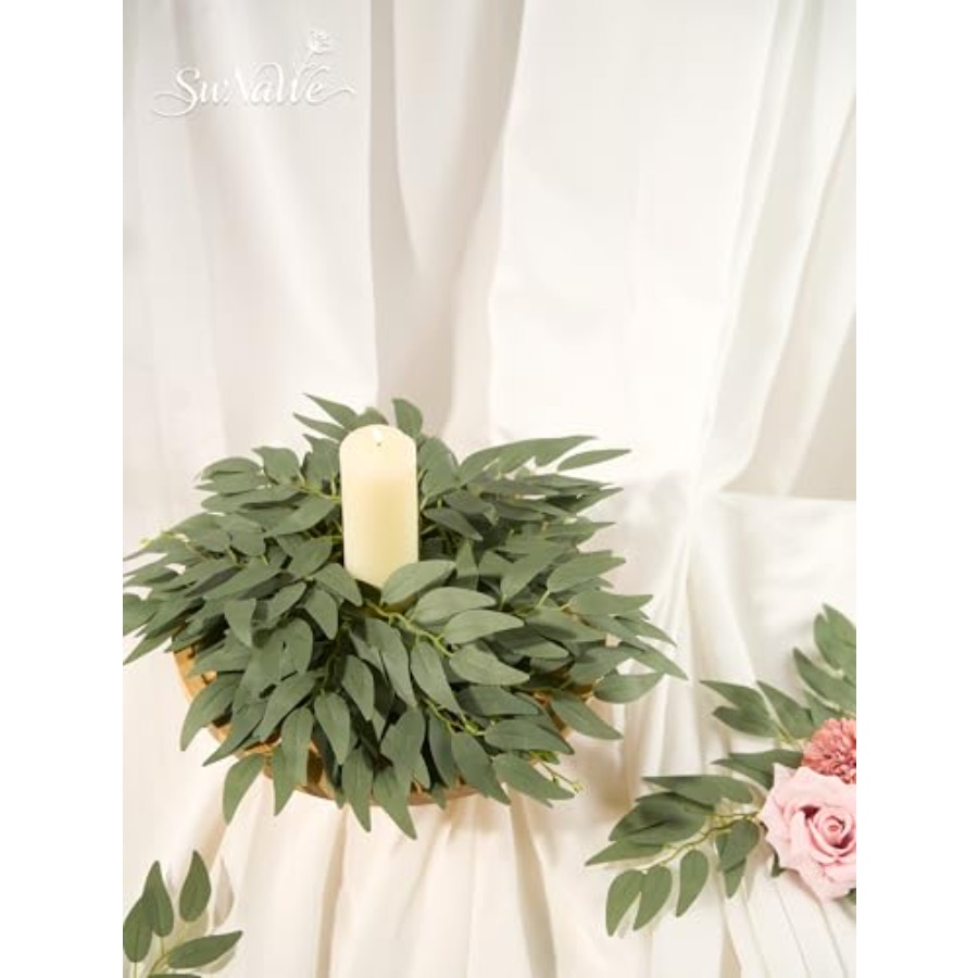 36pcs Artificial Italian Ruscu - Ruscus Stem Faux ulasan dan harga