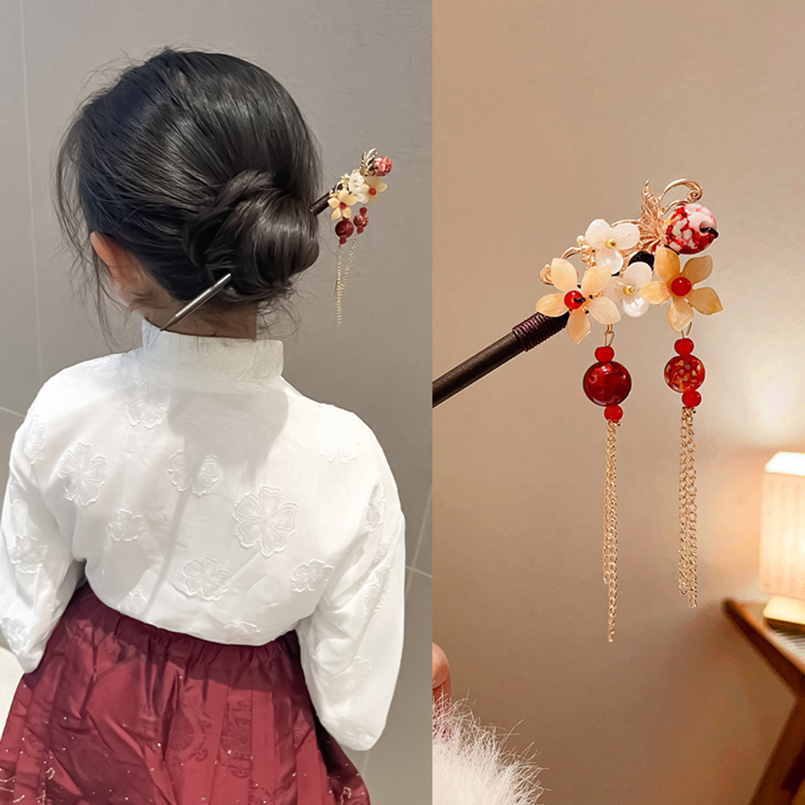 Holiday Party Chinese Hair Sti - Supply Florist ulasan dan harga
