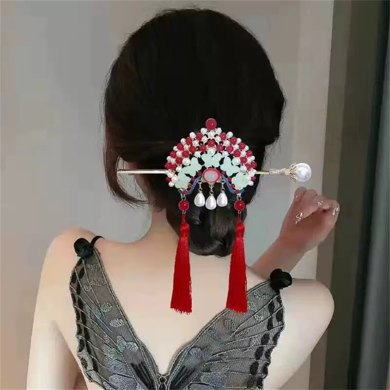 Ethnic Style Hairpin For Women - Supply Florist ulasan dan harga