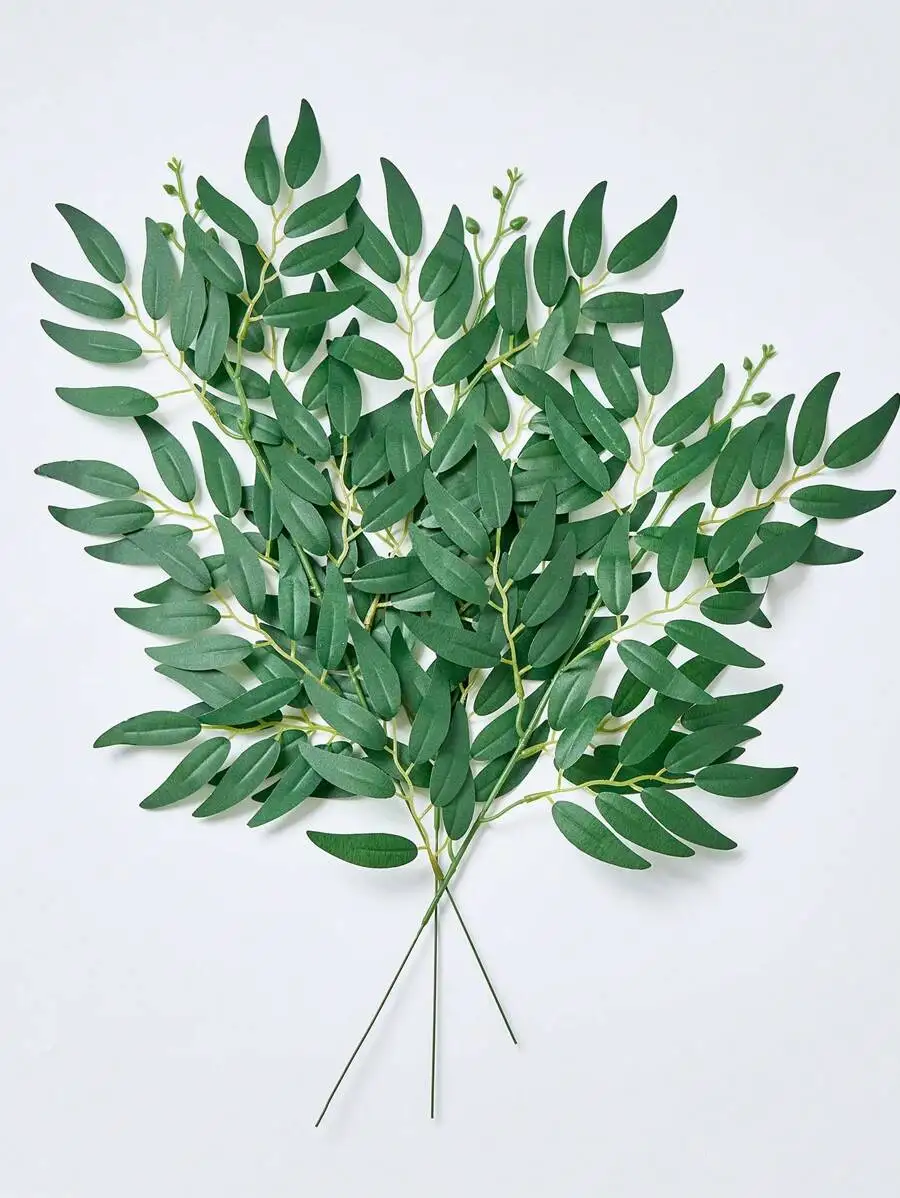 5/10pcs Artificial Italian Rus - Ruscus Stem Faux ulasan dan harga