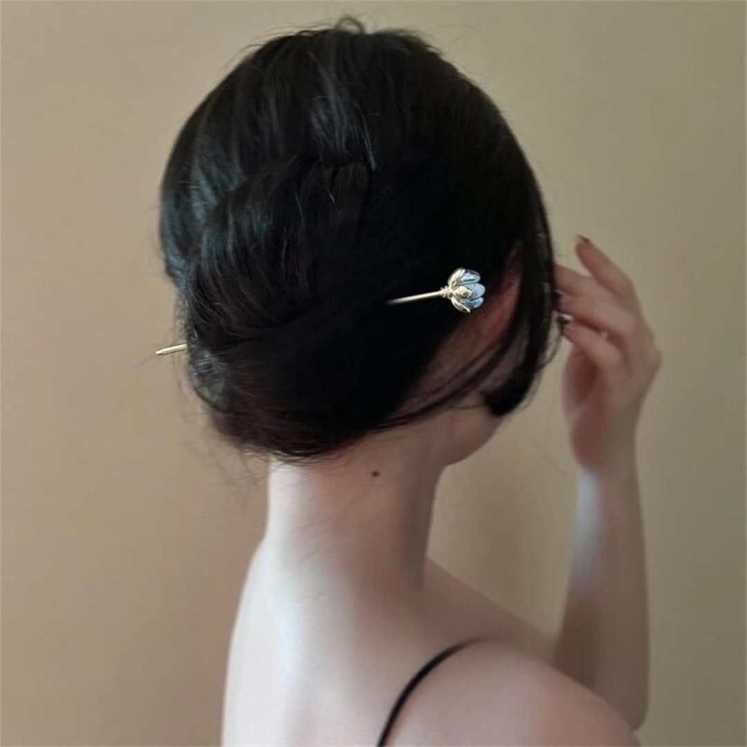 Blue Flower Hairpin, Daily Hai - Supply Florist ulasan dan harga