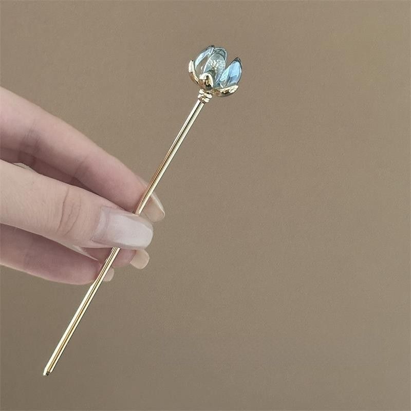 Blue Flower Hairpin, Daily Hai - Supply Florist ulasan dan harga