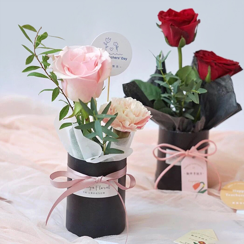 4pcs Mini Round Flower Box Gif - Florist Supply House ulasan dan harga