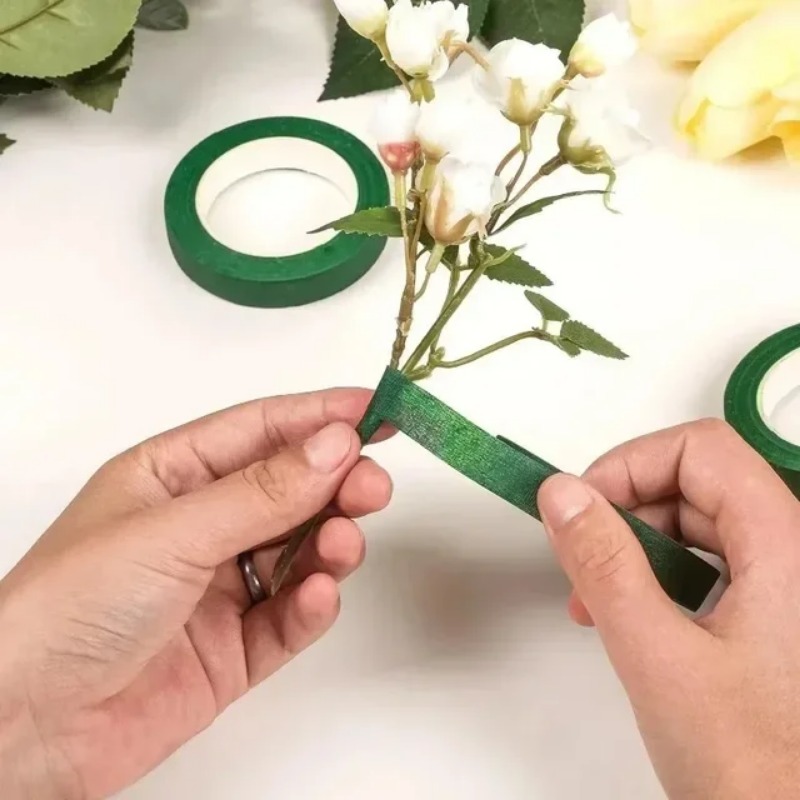 10 Rolls Green Floral Stem Tap - Floral Tape Green ulasan dan harga