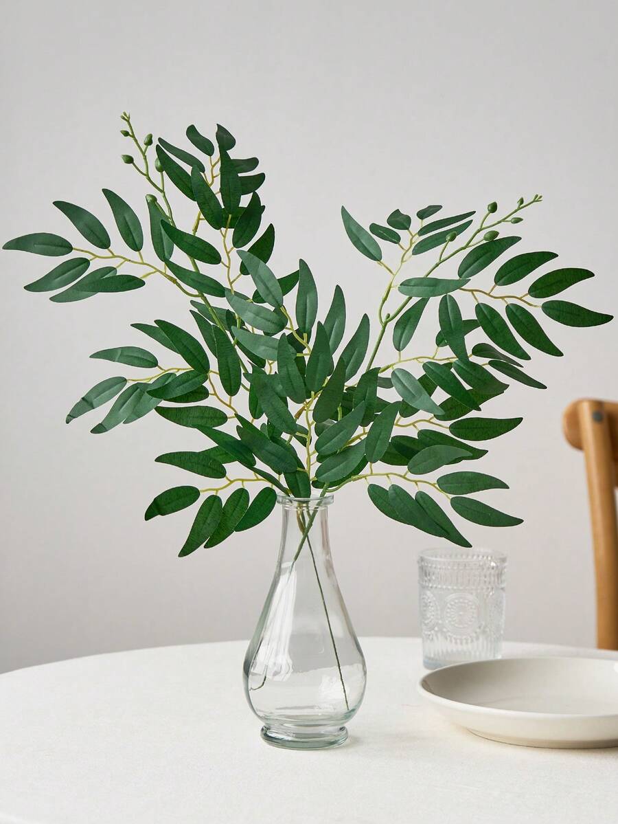 5/10pcs Artificial Italian Rus - Ruscus Stem Faux ulasan dan harga