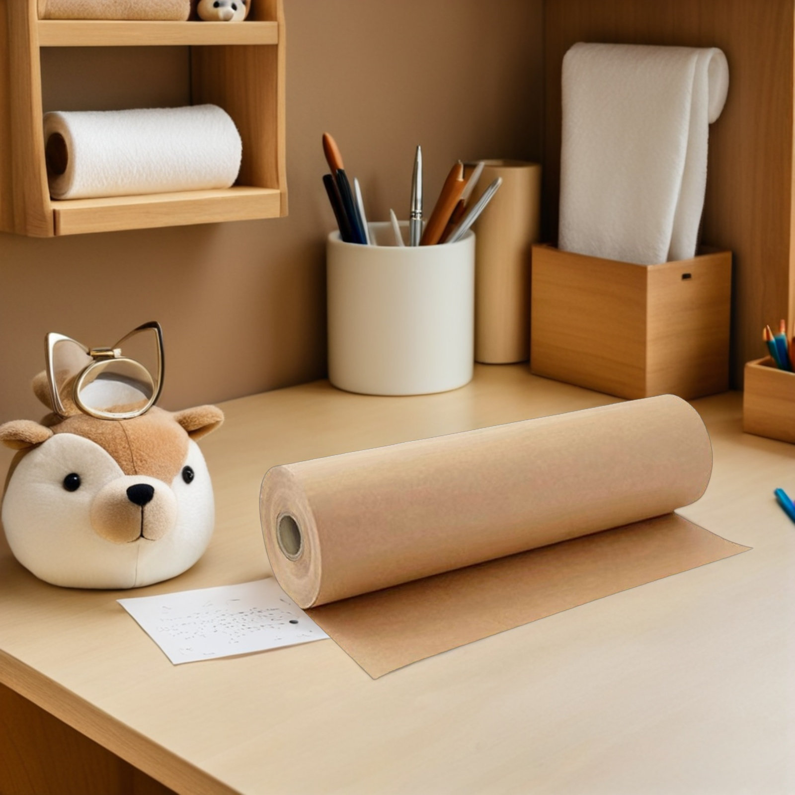 1 Roll Brown Kraft Paper Gift  - Flower Wrap Kraft ulasan dan harga