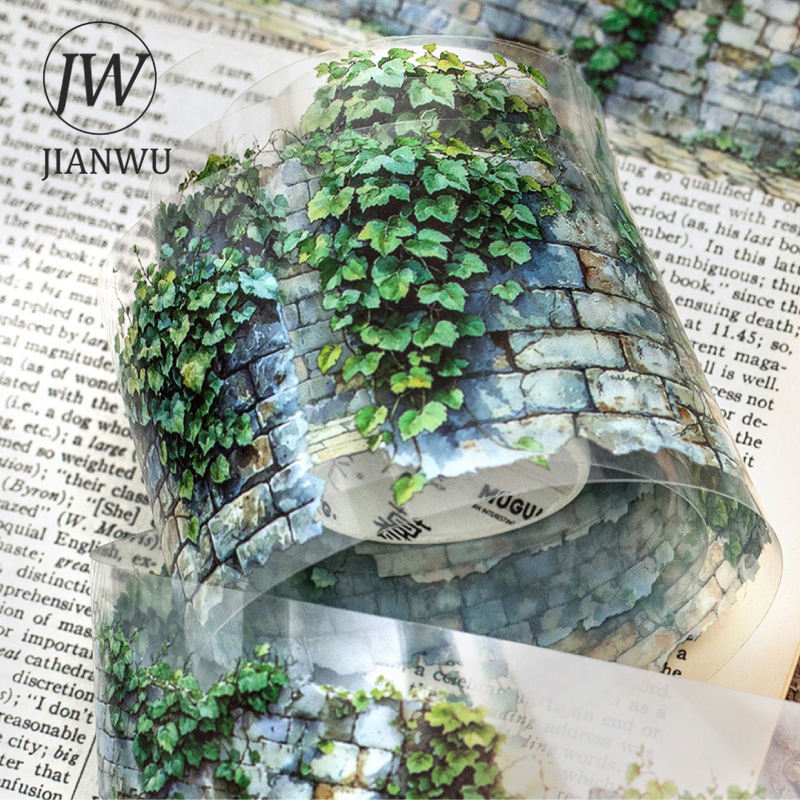 JIANWU 50mm*200cm Green Wild F - Floral Tape Green ulasan dan harga