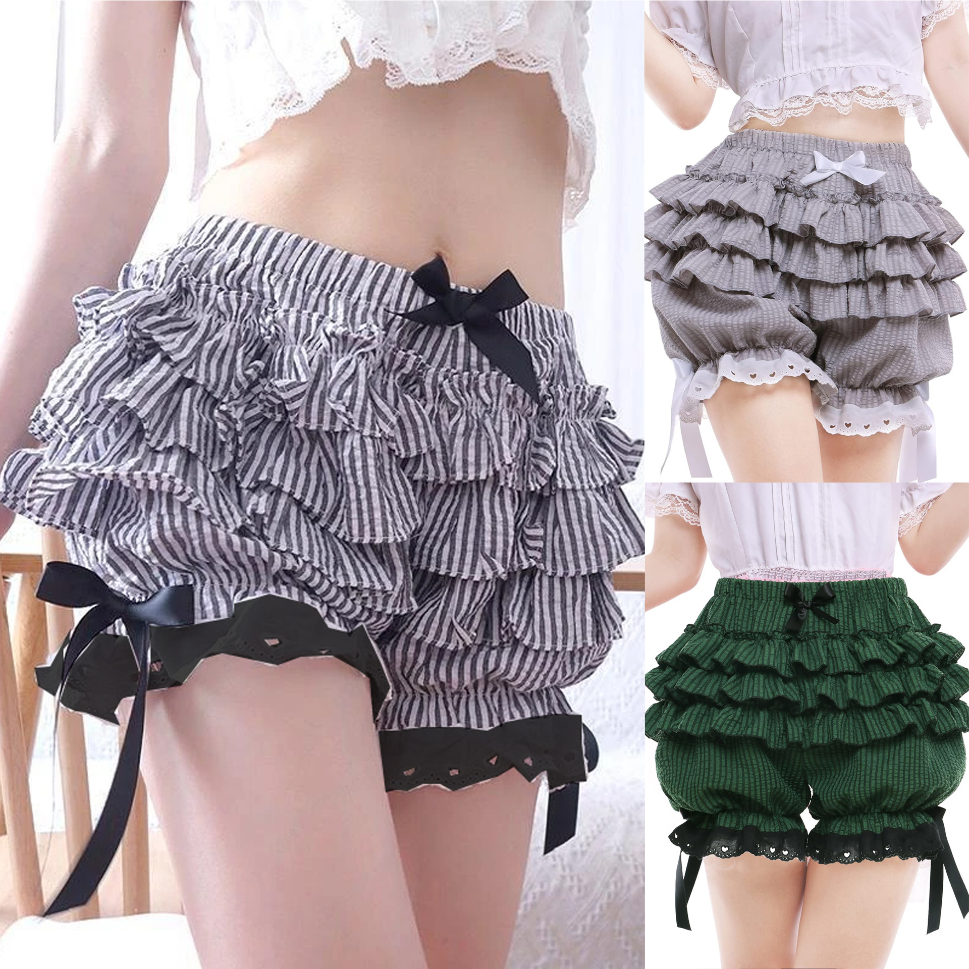 Lolita pants cute strap bow-kn - Supply Florist ulasan dan harga