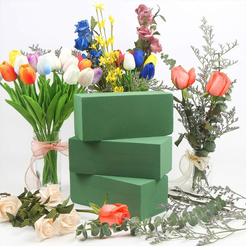 1-10Pcs Floral Foam Blocks Gre - Floral Foam Oasis ulasan dan harga