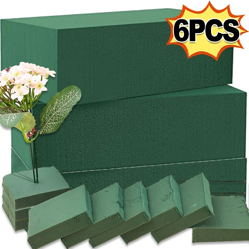 6/1Pcs Square Floral Foam Bric - Floral Foam Oasis ulasan dan harga