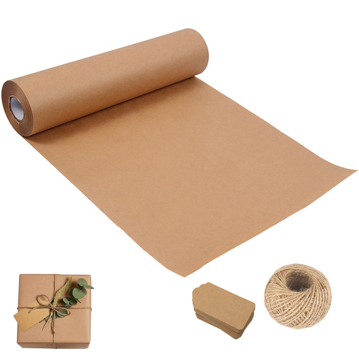 EcoFriendly Brown Kraft Paper  - Flower Wrap Kraft ulasan dan harga