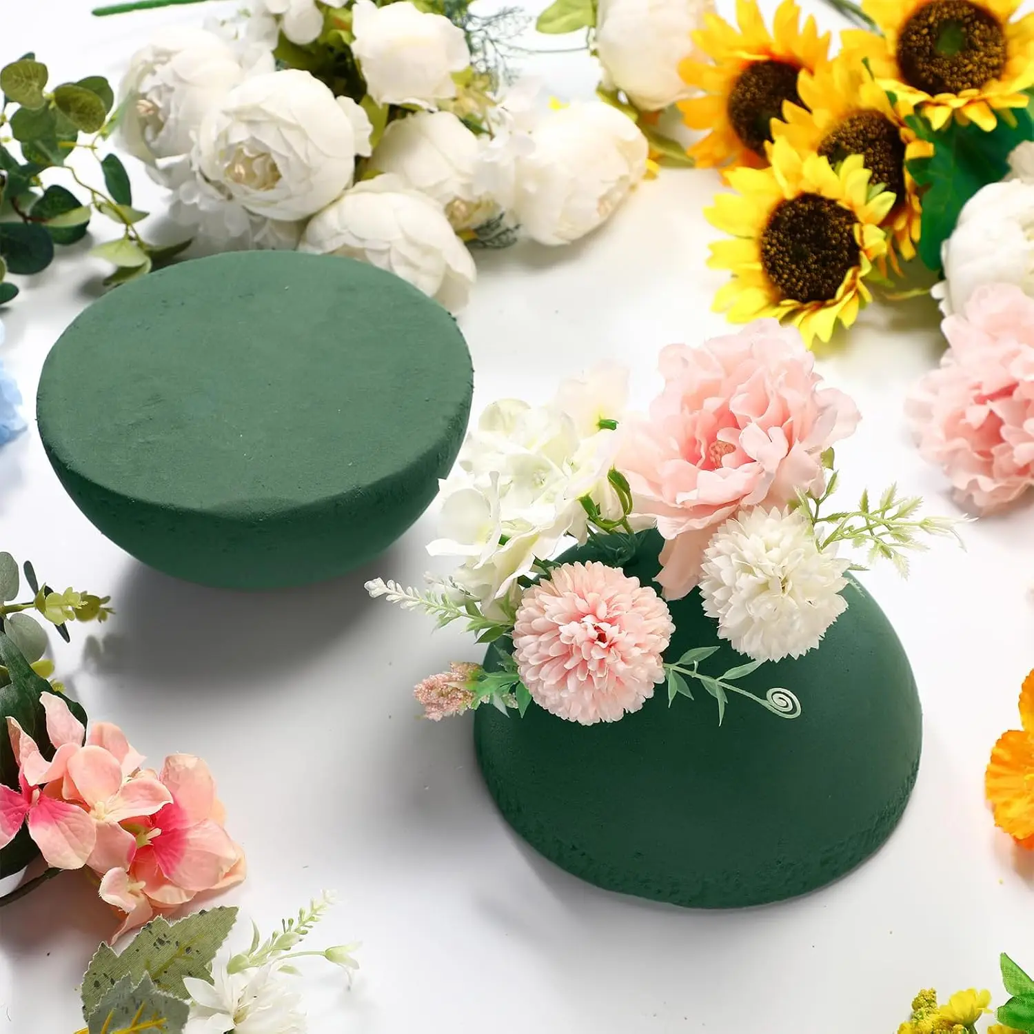 Green Floral Foam Half Ball Gr - Floral Foam Oasis ulasan dan harga