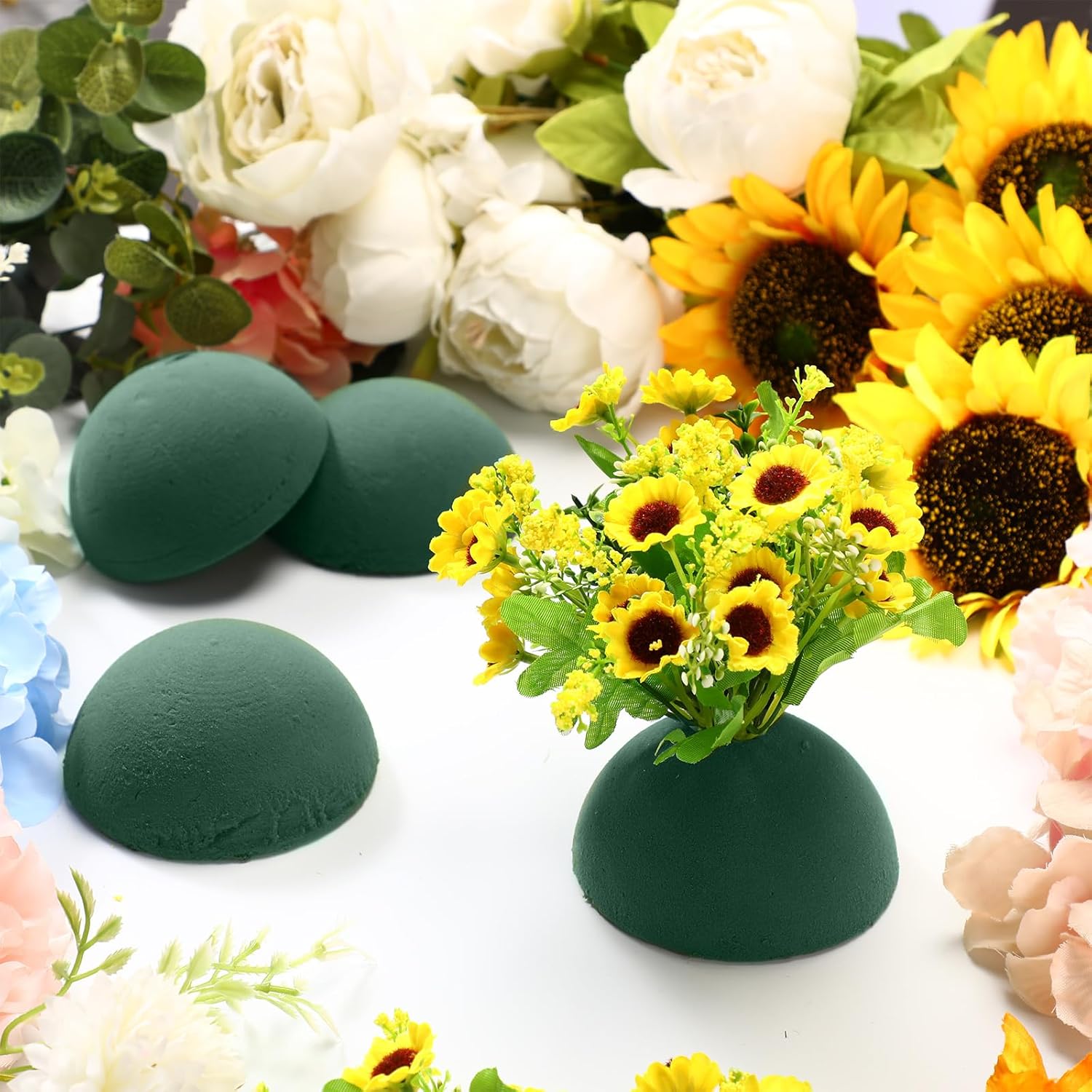 Green Floral Foam Half Ball Gr - Floral Foam Oasis ulasan dan harga