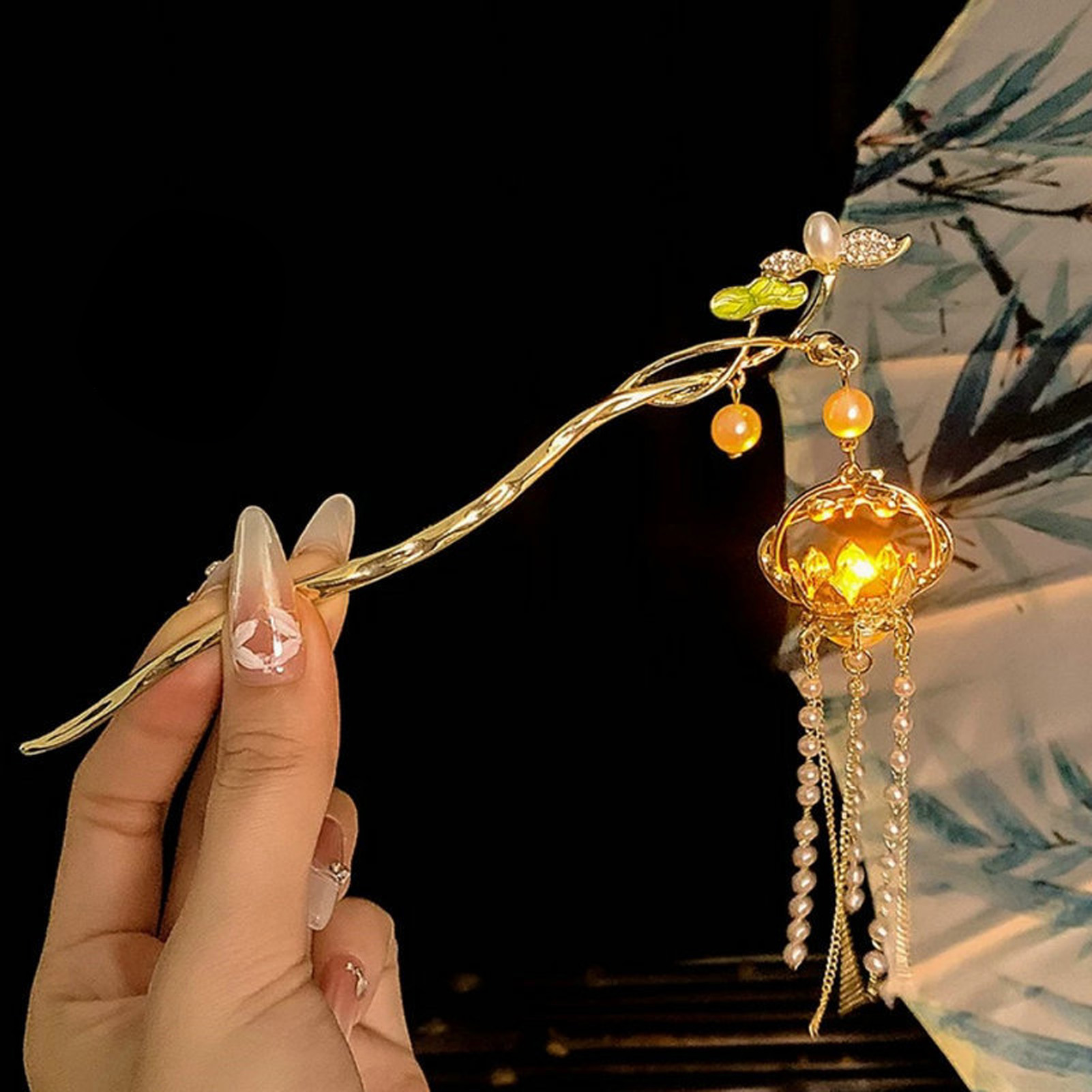 Luminous Flower Hairpin For Wo - Supply Florist ulasan dan harga