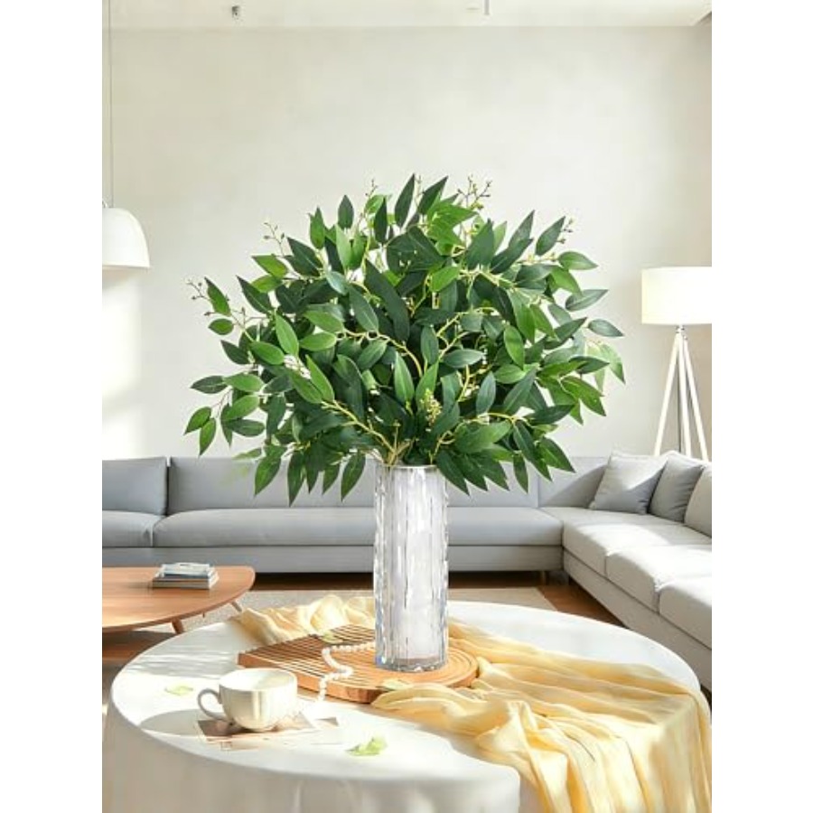 32Pcs Italian Ruscus Greenery  - Ruscus Stem Faux ulasan dan harga