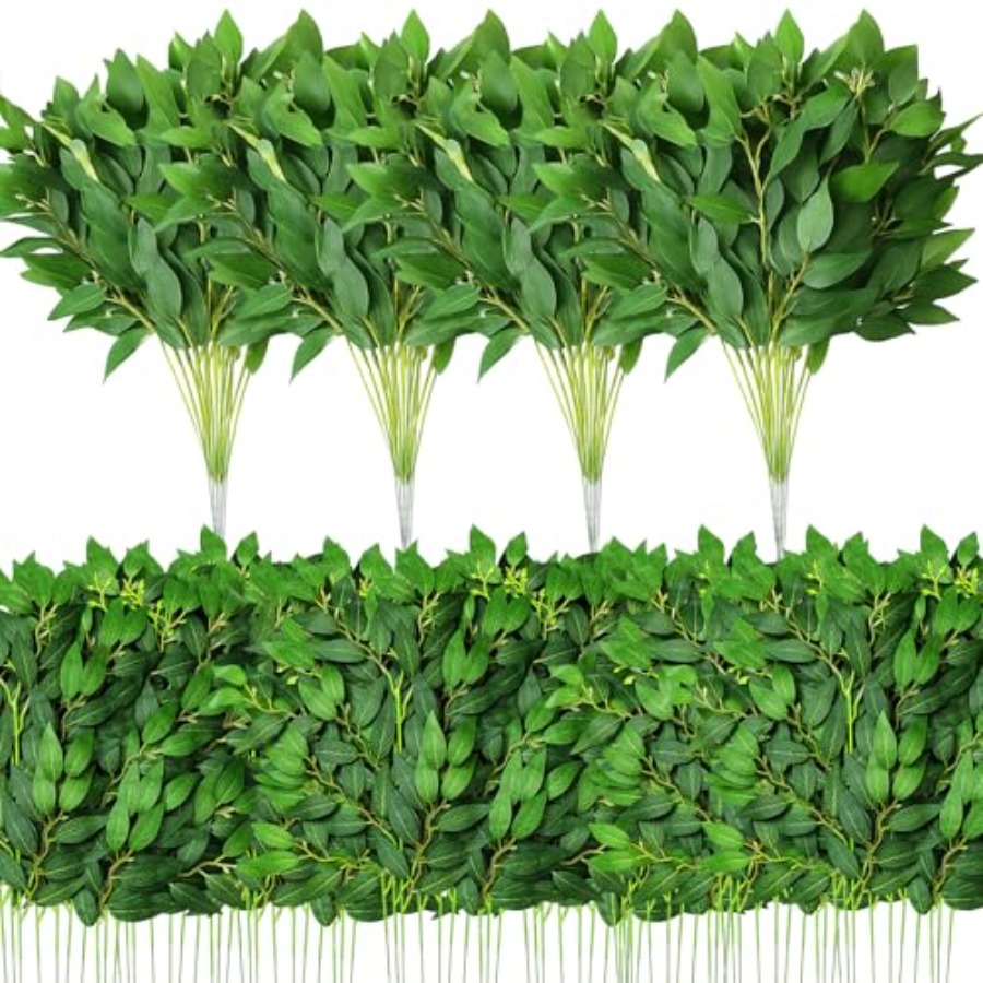 80 Pcs Italian Ruscus Greenery - Ruscus Stem Faux ulasan dan harga