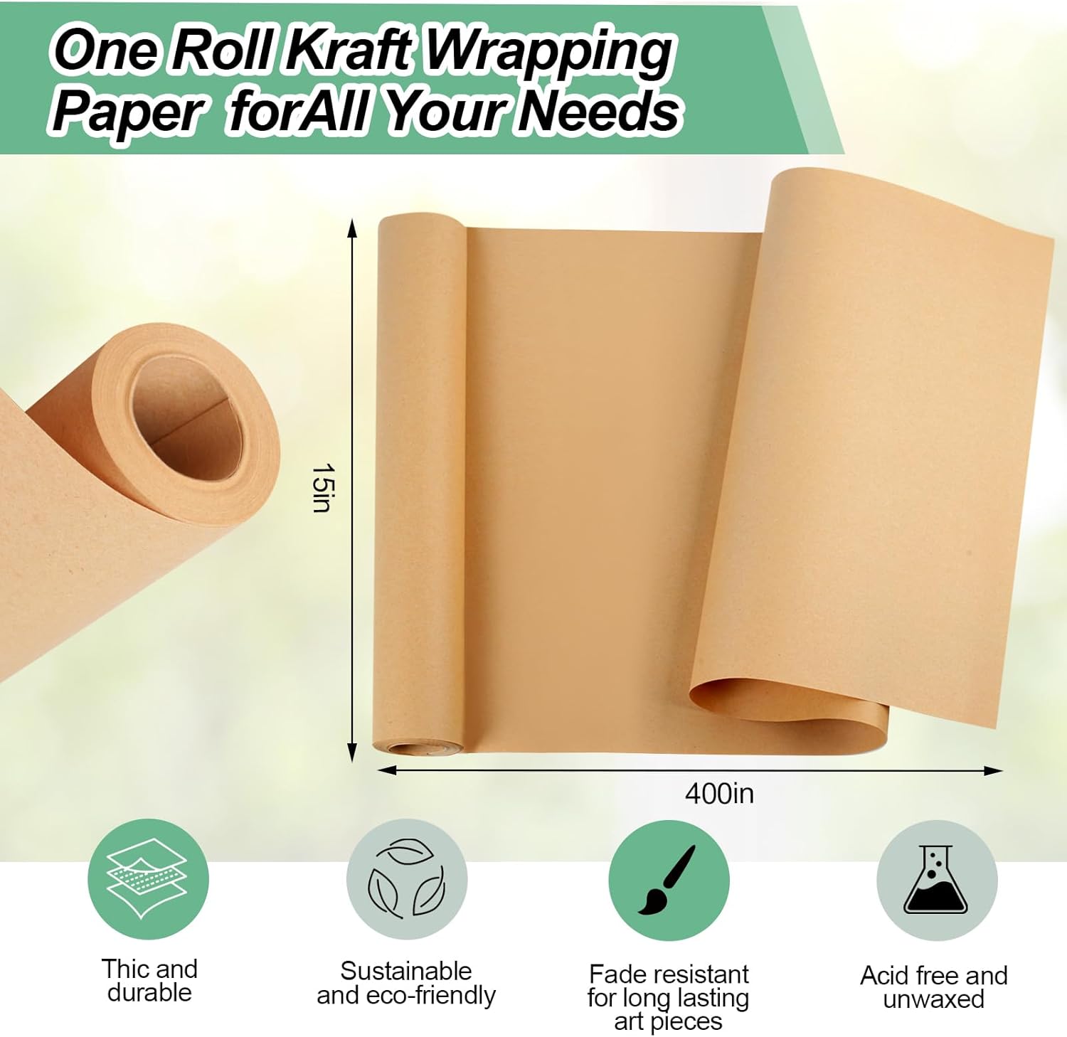 Kraft Paper Masking Paper Eco- - Flower Wrap Kraft ulasan dan harga