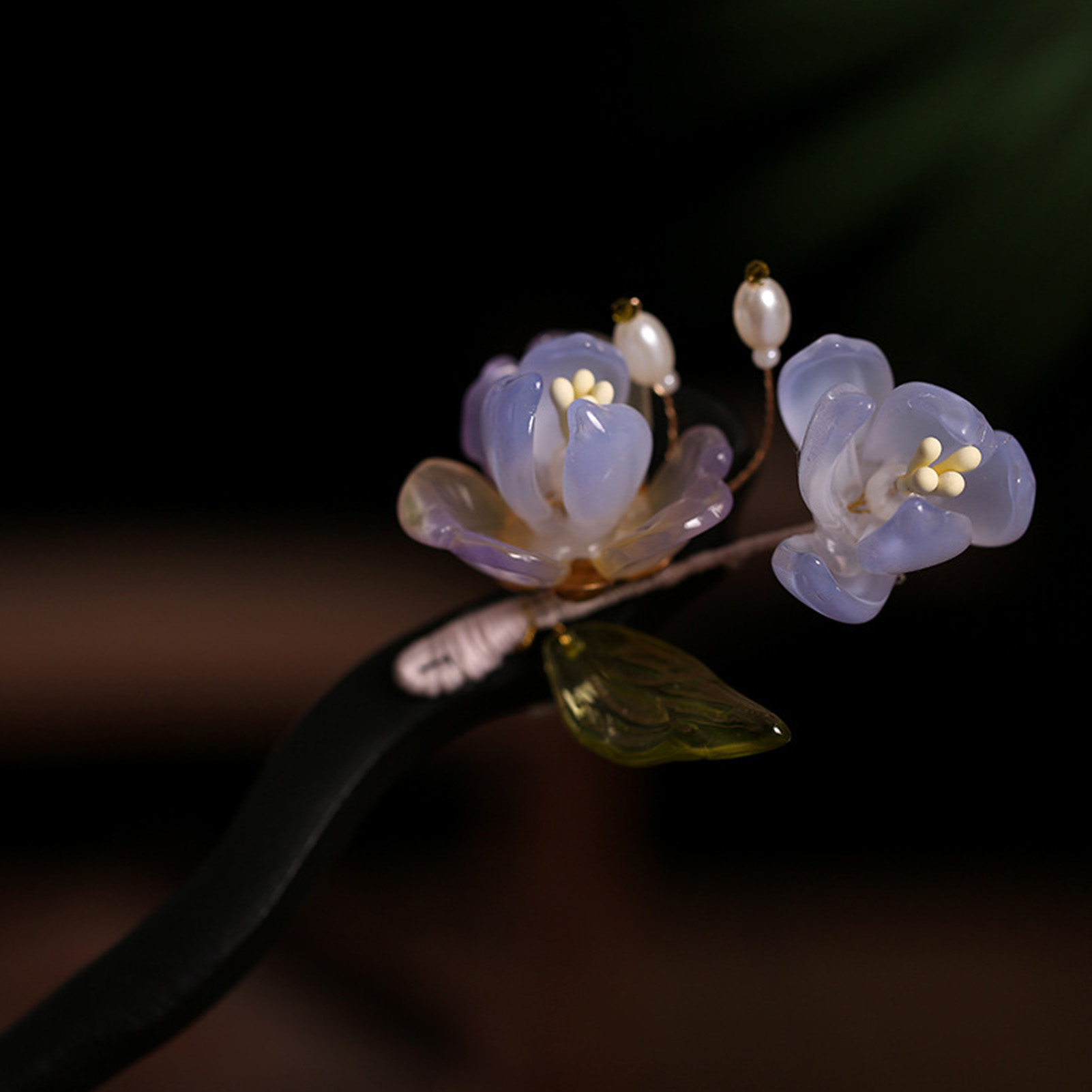 Vintage Wooden Flower Hairpin  - Supply Florist ulasan dan harga