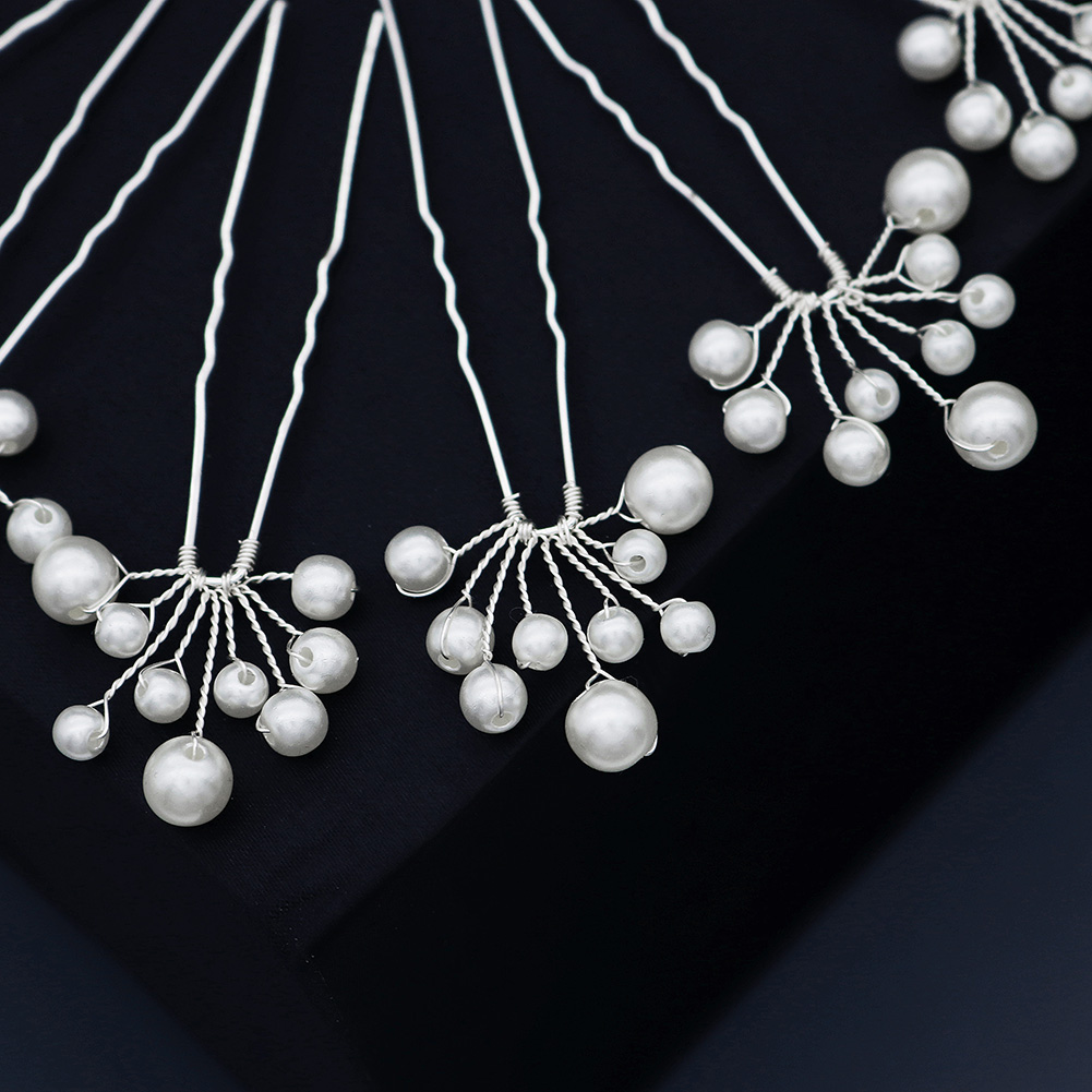Vintage Pearl Flower Hairpin S - Supply Florist ulasan dan harga